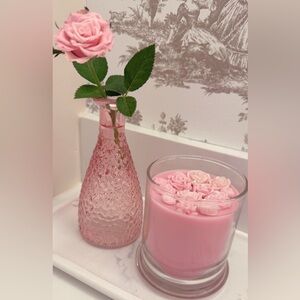 Soft Rose Candle